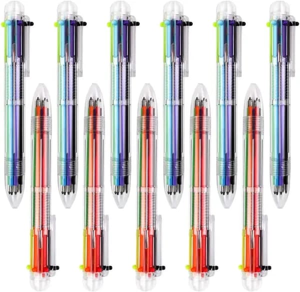 Sateenkaari Retractable-kynät, 05mm, 6-in-1
