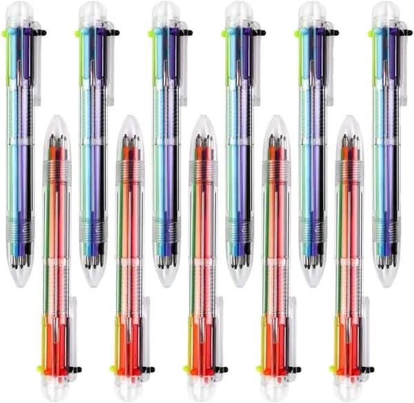 Regnbue Retractable Penne, 05mm, 6-i-1