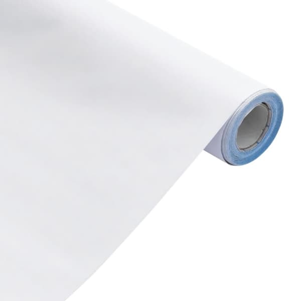 vidaXL selvklæbende folie til møbler 90x500 cm PVC mat hvid