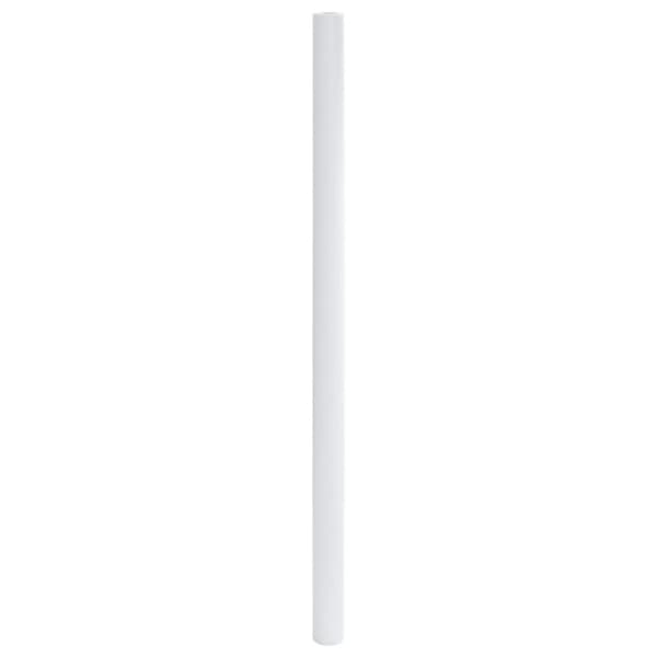vidaXL Møbelklistremerker selvklebende matt hvit 90x500 cm PVC
