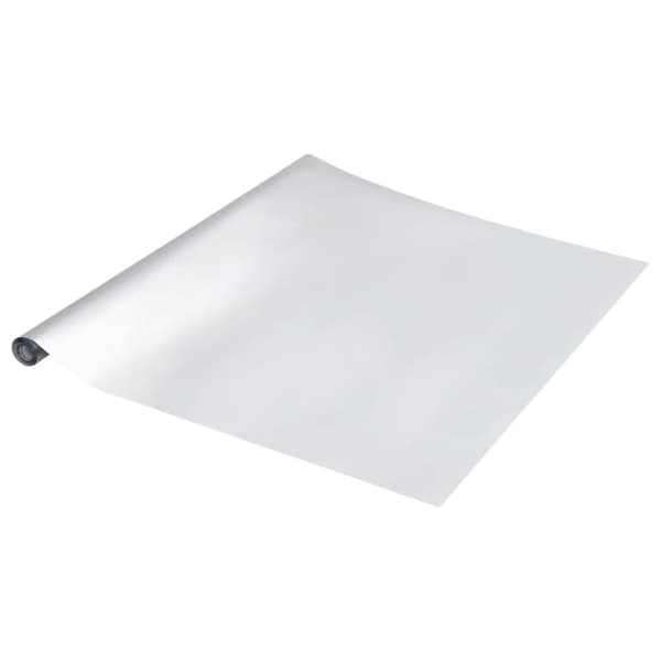 vidaXL Itsekiinnittyvät kalustetarrat hopea 90x500 cm PET