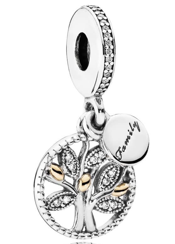 Ladies' Beads Pandora SPARKLING FAMILY TREE