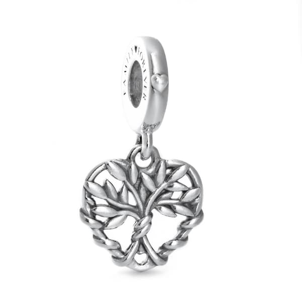 Ladies' Beads Pandora HEART FAMILY TREE DANGLE CHARM