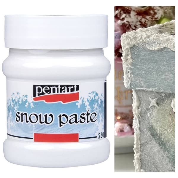 Tyk strukturel snepasta Pentart sneimitation decoupage 230ml