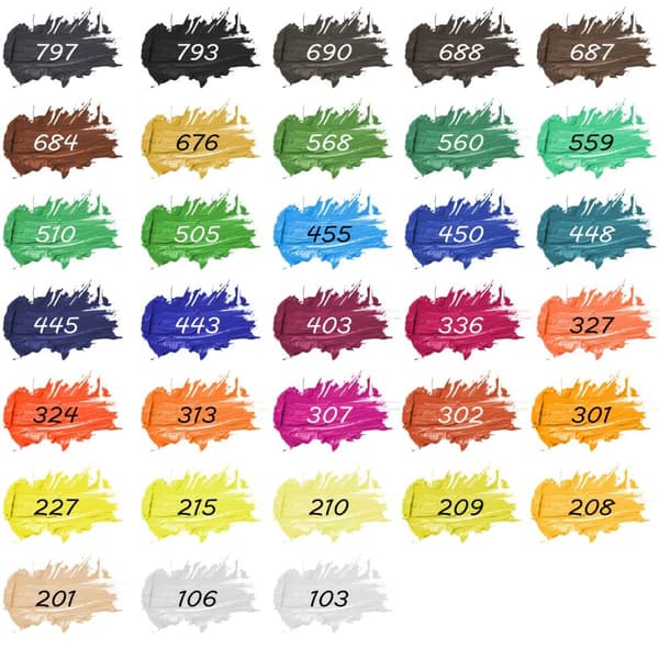 Phoenix STUDIO Art Oliemaling 120ml Tube Gul 208 Gul Dyb