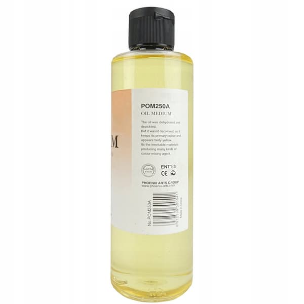 Phoenix linolie medium til oliemaling 250ml kunstnerisk ren holdbar