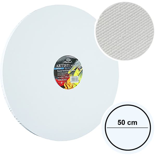 Canvas ROUND PREMIUM 50cm maalaus puuvillakangas 350g Phoenix