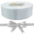 Pikkukuva 1 / 6: Satiininauha 2,5cm x 35v valkoinen koristeellinen koristenauha 32m