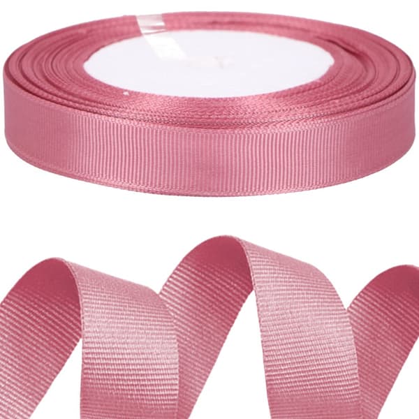 Grosgrain band 1,5 cm x 25 år smutsrosa dekorativt prydnadsband 23m
