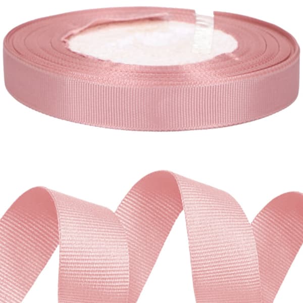 Grosgrain bånd 1,5 cm x 25 år pink dekorativt dekorativt bånd 23m