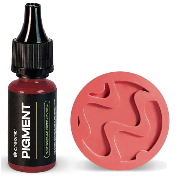 Farvestof til polymergips 10ml CREONIT pigment RUBYRØD 017