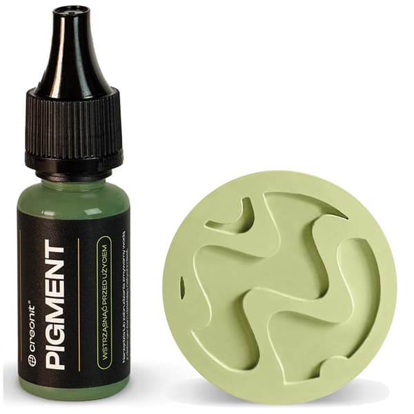 Farvestof til polymergips 10ml CREONIT pigment GRØN RESEDA 027