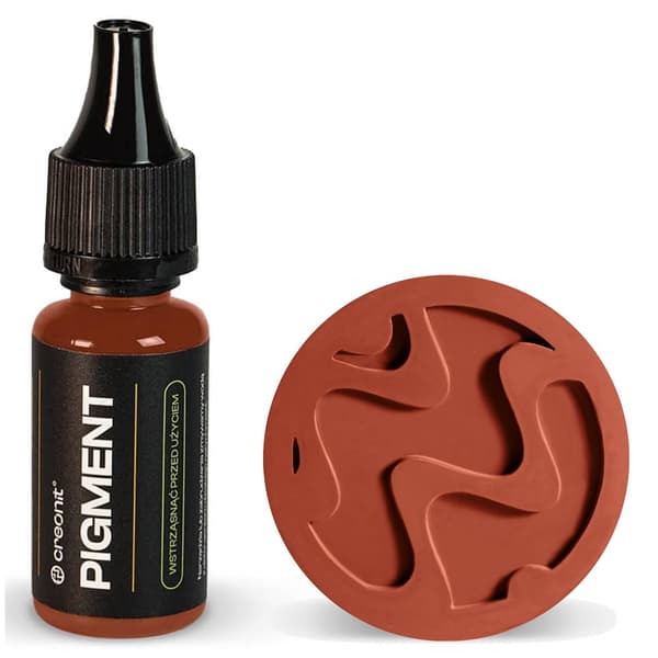 Farvestof til polymergips 10ml CREONIT pigment CARAMEL BROWN 142