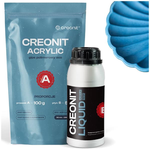 VIT tvåkomponent AB polymer gipsgjutning CREONIT AKRYL 1,5KG