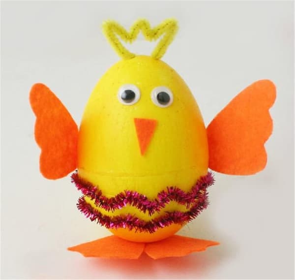 Styroksi EGG valkoinen 14cm koriste Pääsiäiskoristeet 1kpl