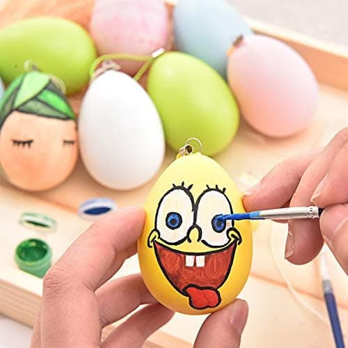 Styroksi EGG valkoinen 14cm koriste Pääsiäiskoristeet 1kpl