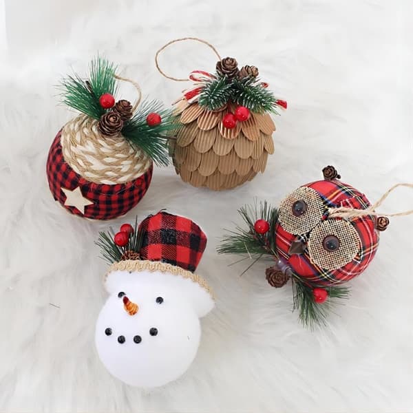 Styrofoam BALL hvid 10cm dekoration julepynt kugle 1 stk.