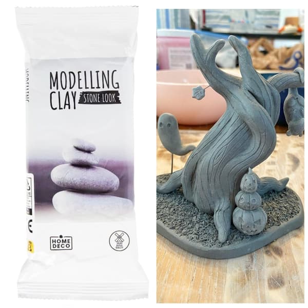 DIY-modelllera självhärdande skulpturlera HOME DECO 500g