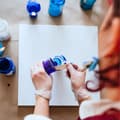 Miniatyrbillede 4 af 5: Silikoneolie til at hælde AUREUO 20ml flydende maling på hælde maling