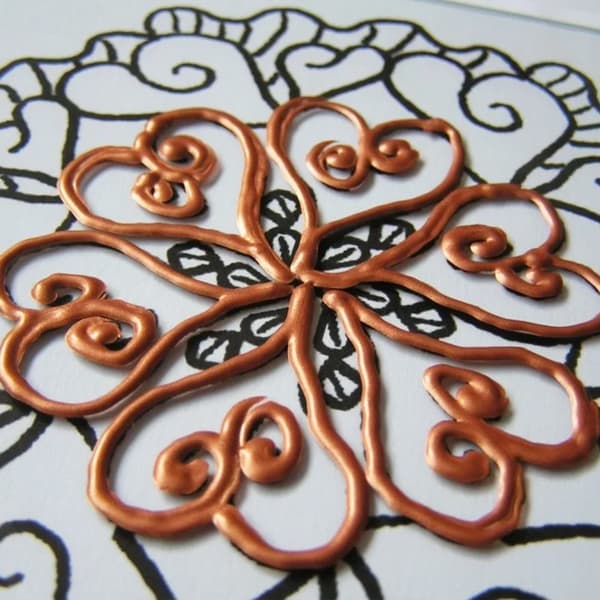Pentart Relief Contour Paint for Stained Glass 3D Effect 20ml KOBBER