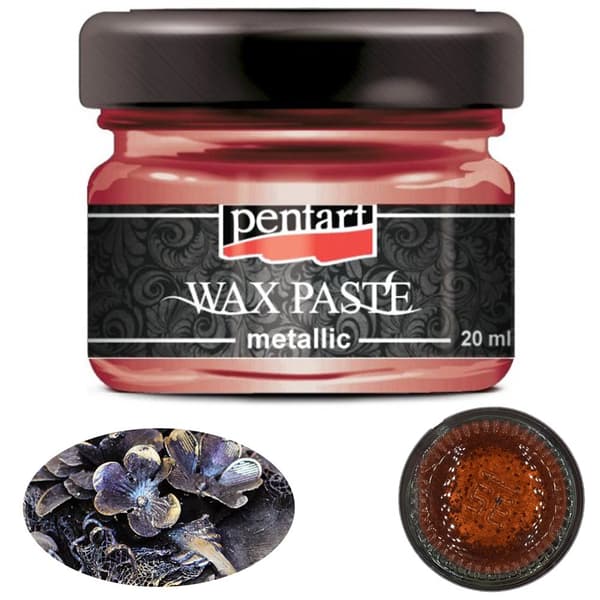 Pentart METALLIC FIERY GOLD vokspasta glans dækkende dekoration 20ml