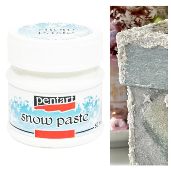 Tyk strukturel snepasta Pentart sneimitation decoupage 50ml