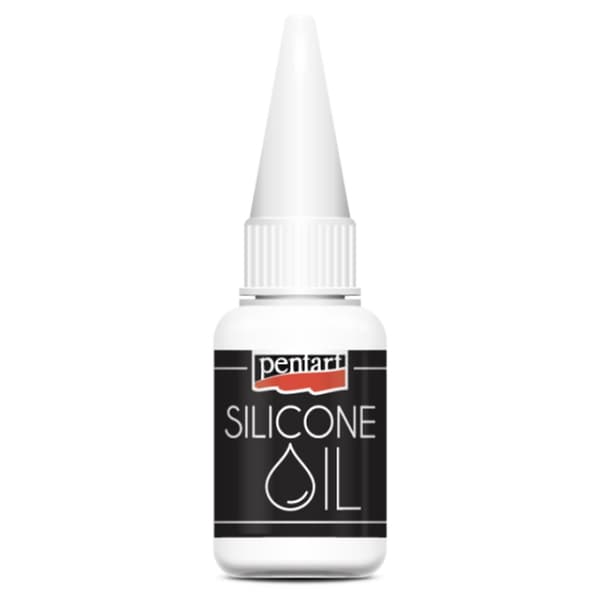 Pentart 20ml flydende maleri, der hælder silikoneolie
