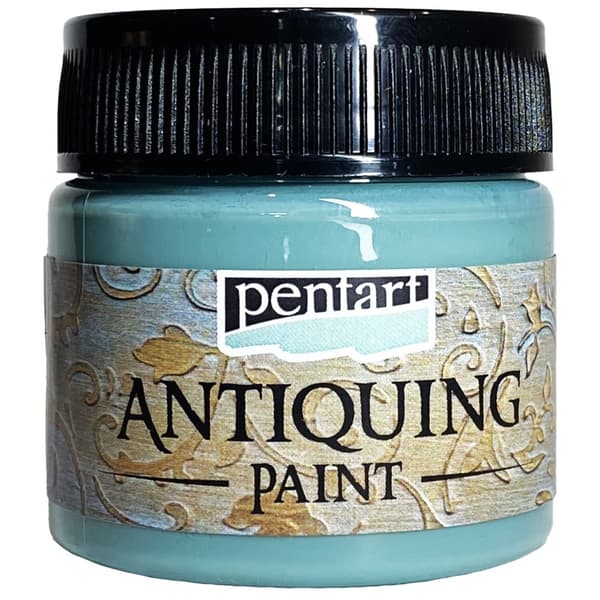Pentart vintage effekt antik maling 50ml GRØN PATINA