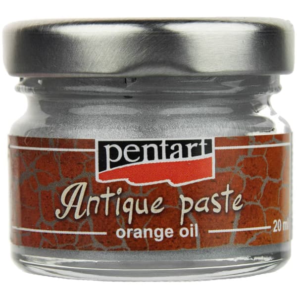 Pentart ANTIK SØLV antik metallisk beskyttelsesvokspasta 20ml
