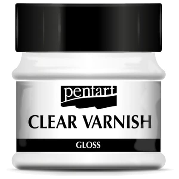 Lak hurtigtørrende farveløs blank GLOSSY Pentart 50ml