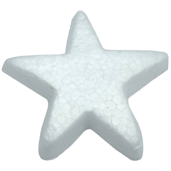 STAR frigolit vit 7cm dekorationsprydnad för julmålning 1 st.