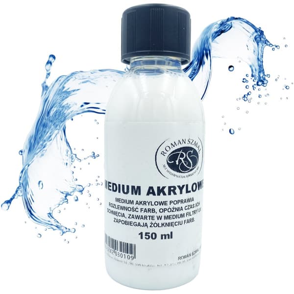 Akrylmedium sænker tørringen af maling, der fortynder Roman Szmal 150ml