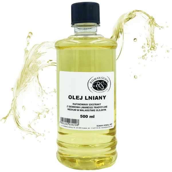 Raffineret linolie ROMAN SZMAL medium til oliefarver GLOSS 500ml