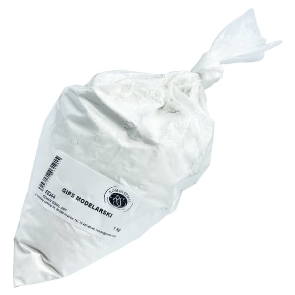 Kipsi Paris luonnollinen sileä valkoinen nopeasti kuivuva yksityiskohdat Roman Szmal 1kg