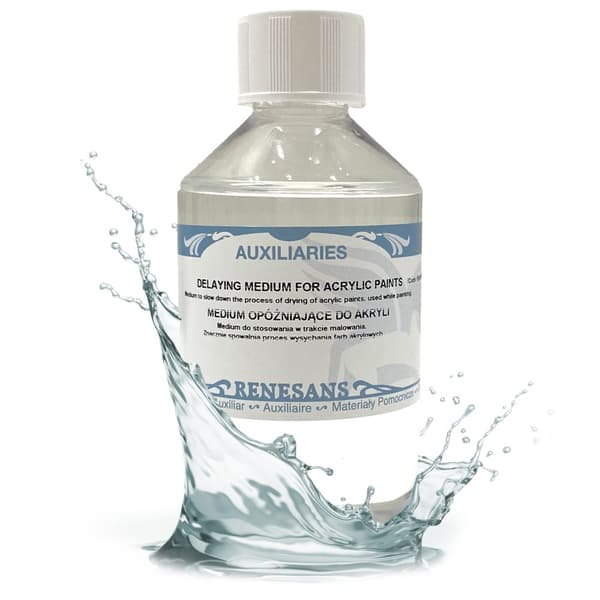 Retarder medium til at bremse tørringen af akrylmaling RENESANS 250ml