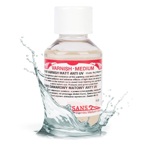 Professionel damar lak Renesans UV resistent MATTE 100ml