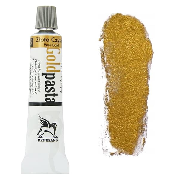 Forgyldningspasta Renesans GoldMetallic retoucheringspasta 20ml 5 PURE GULD