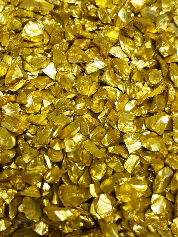 Skinnende dekorative krystaller RENESANS decoupage 70g 1520 Guld