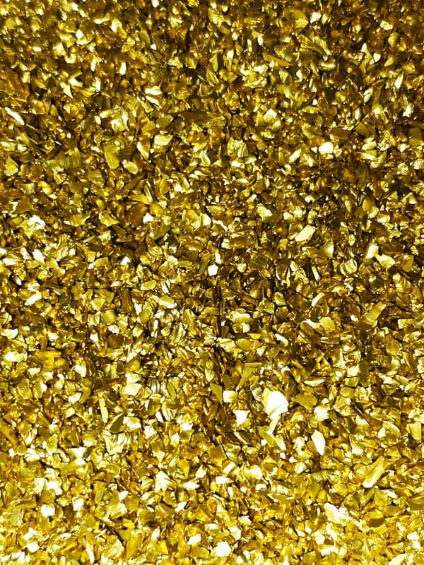 Skinnende dekorative krystaller RENESANS decoupage 70g 1530 Guld