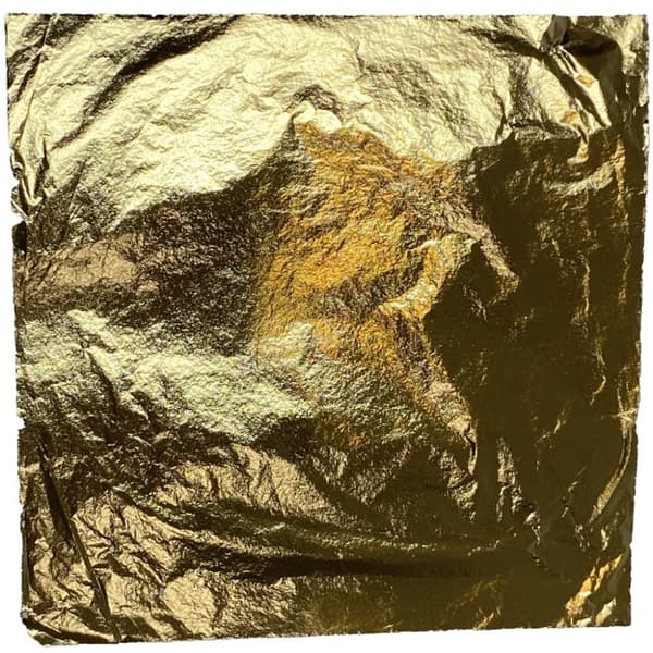 METALGLAS 16x16cm 100stk. RENAISSANCE til decoupage forgyldning af guldflager 2.5