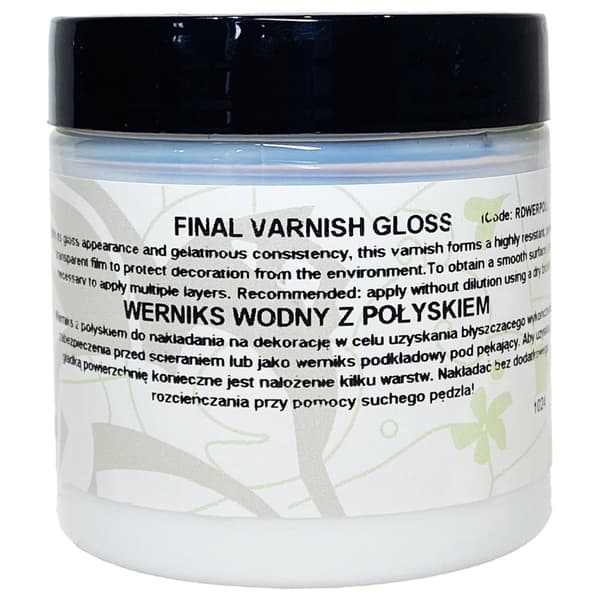 Vandbaseret lak med glans til decoupage medium beskyttelse Renesans 110ml