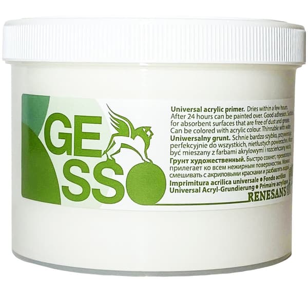 Akryl primer universal hvid maling primer GESSO Renesans 500ml