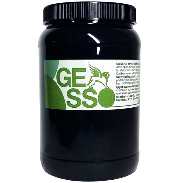Akryl primer, universal sort, GESSO Renesans 500ml