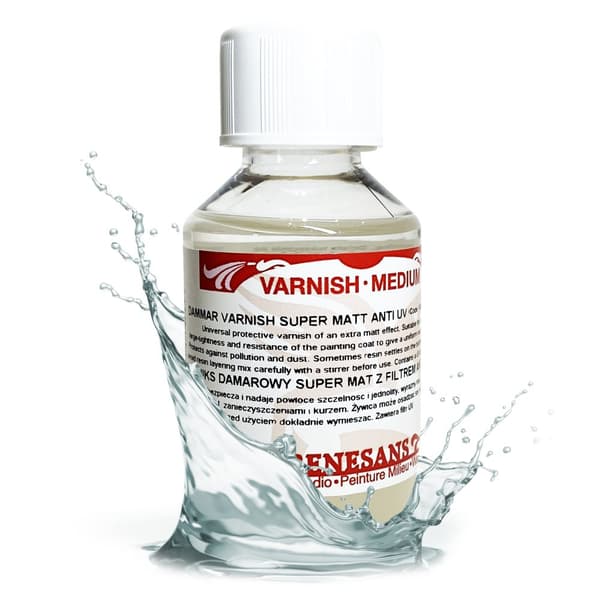 Professionell damar lack Renesans resistent mot UV SUPER MATT 100ml