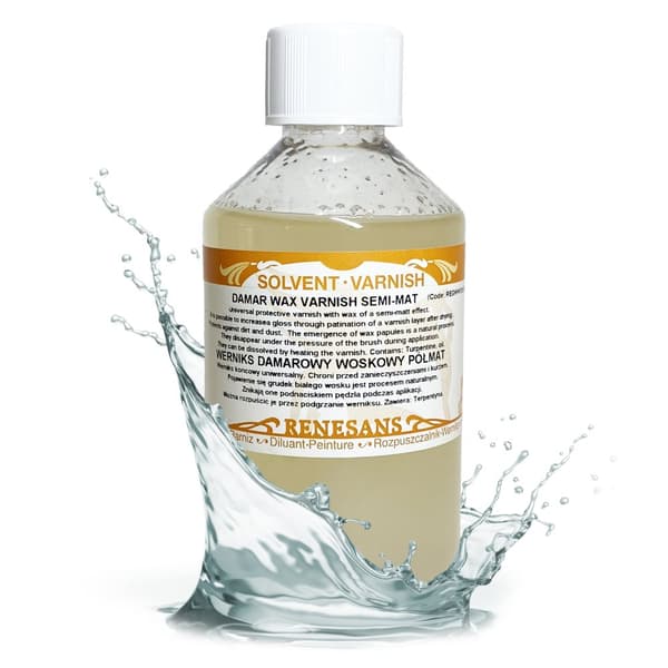 Ammattimainen damar lakka WAX final Renesans SEMI MATT 250ml