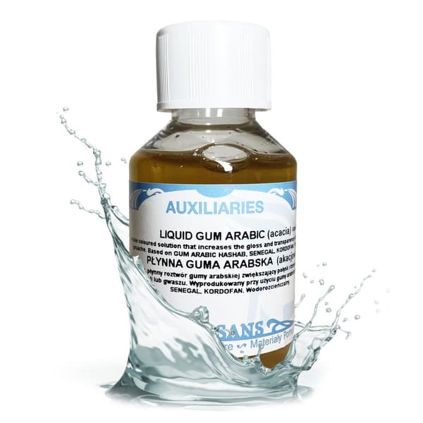 Flytande GUM ARABISK akacia för akvarell och gouache Renesans glans 100ml