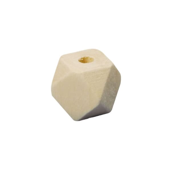 Luonnonpuuhelmet 14mm 10kpl Titaania