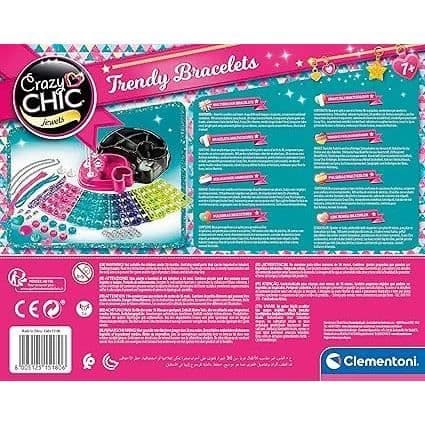 CLEMENTONI Crazy Chic - Mångfärgade armband - Skapande av smycken