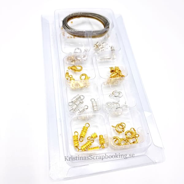 Smyckes Set - Karbinhakar och Lås - Basic Clasps kit