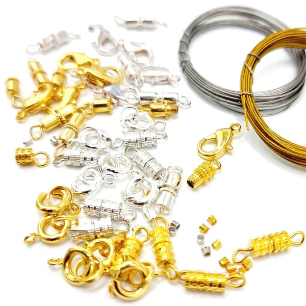 Smyckes Set - Karbinhakar och Lås - Basic Clasps kit
